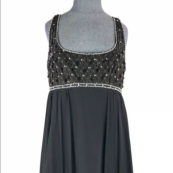 Marchesa Dresses & Skirts - Authentic Marchesa Notte black silk blend 8